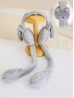 Cute Rabbit Ear Stand Up with a Press Earmuffs 